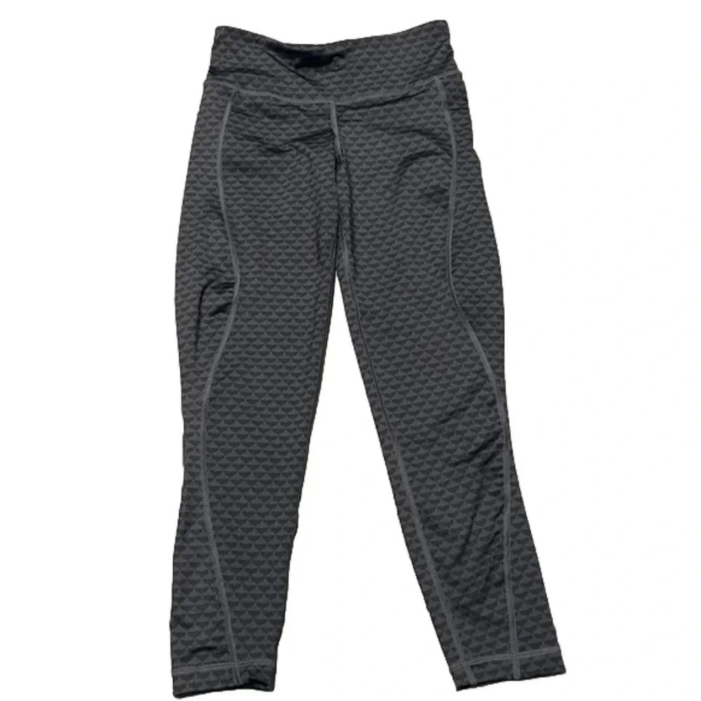 Vineyard Vines Women’s Size XS Gray Activewear Leggings Stretch Polyester